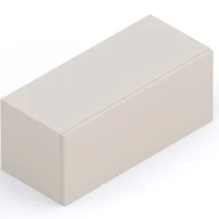 Garnero Arredamenti Mensole E Pensili-Pensile da parete orizzontale 69x29h cm 1 anta reversibile Sunset Beige