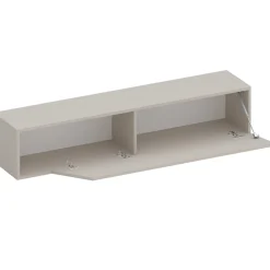 Garnero Arredamenti Mensole E Pensili-Pensile orizzontale 138x29h cm 1 anta tagliata soggiorno Sunset Beige