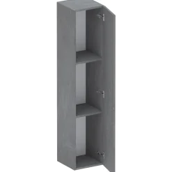 Garnero Arredamenti Mensole E Pensili-Pensile verticale 29x138h cm 1 anta reversibile moderno Sunset Antracite