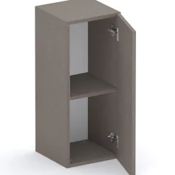 Garnero Arredamenti Mensole E Pensili-Pensile verticale 29x69h cm 1 anta reversibile   bronzo Sunset Marrone