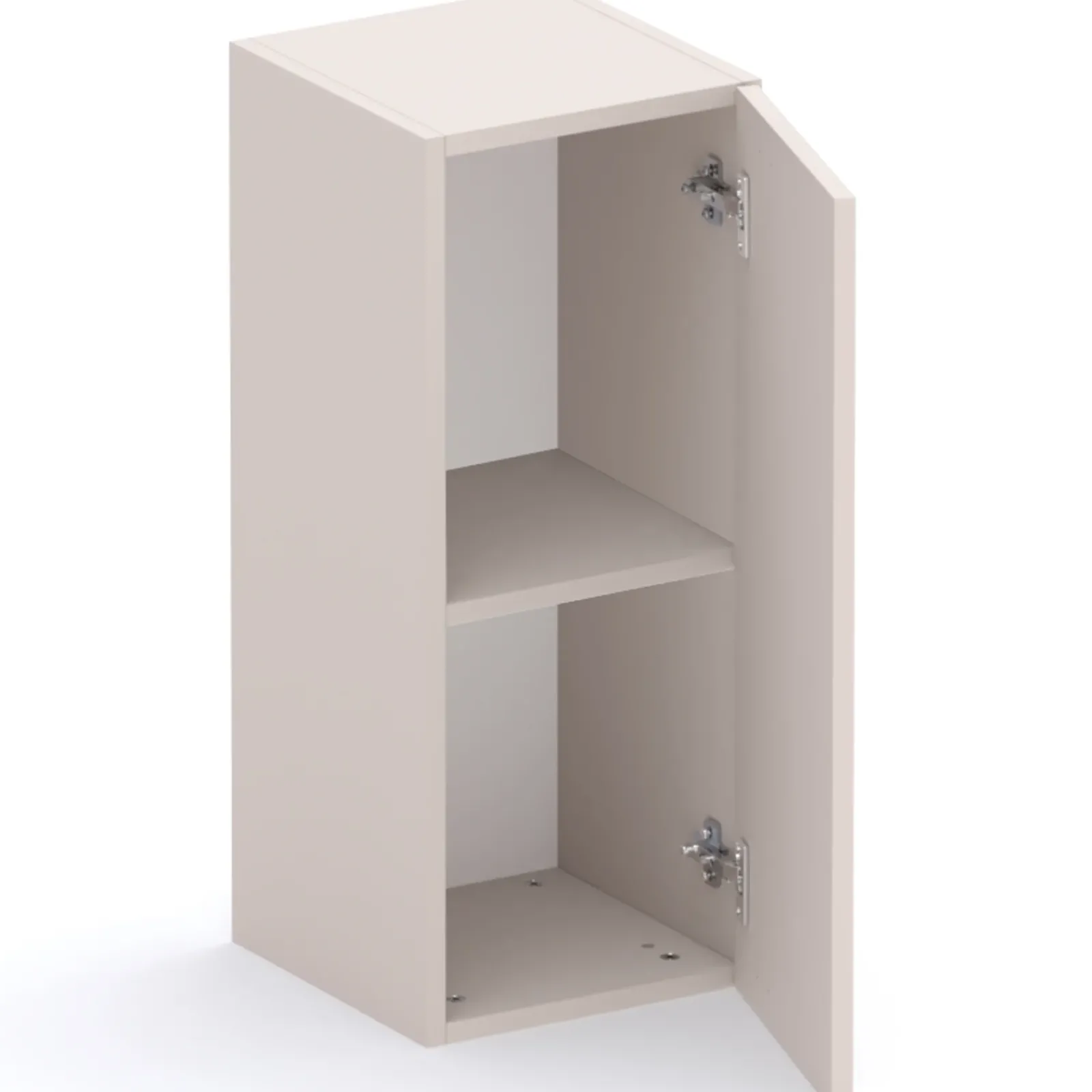 Garnero Arredamenti Mensole E Pensili-Pensile verticale 29x69h cm 1 anta reversibile Sunset Beige