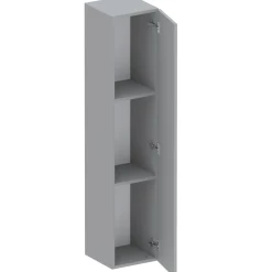 Garnero Arredamenti Mensole E Pensili-Pensile verticale 29x138h cm 1 anta reversibile moderno Sunset Grigio scuro