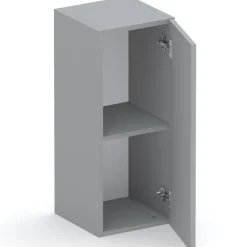 Garnero Arredamenti Mensole E Pensili-Pensile verticale  29x69h cm 1 anta reversibile Sunset Grigio scuro