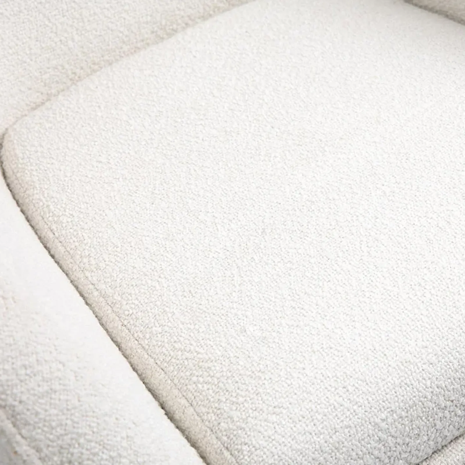 Garnero Arredamenti Poltrone Design|Poltrone Relax-Poltrona a dondolo relax imbottita in tessuto panna nero Spitz Bianco - Nero