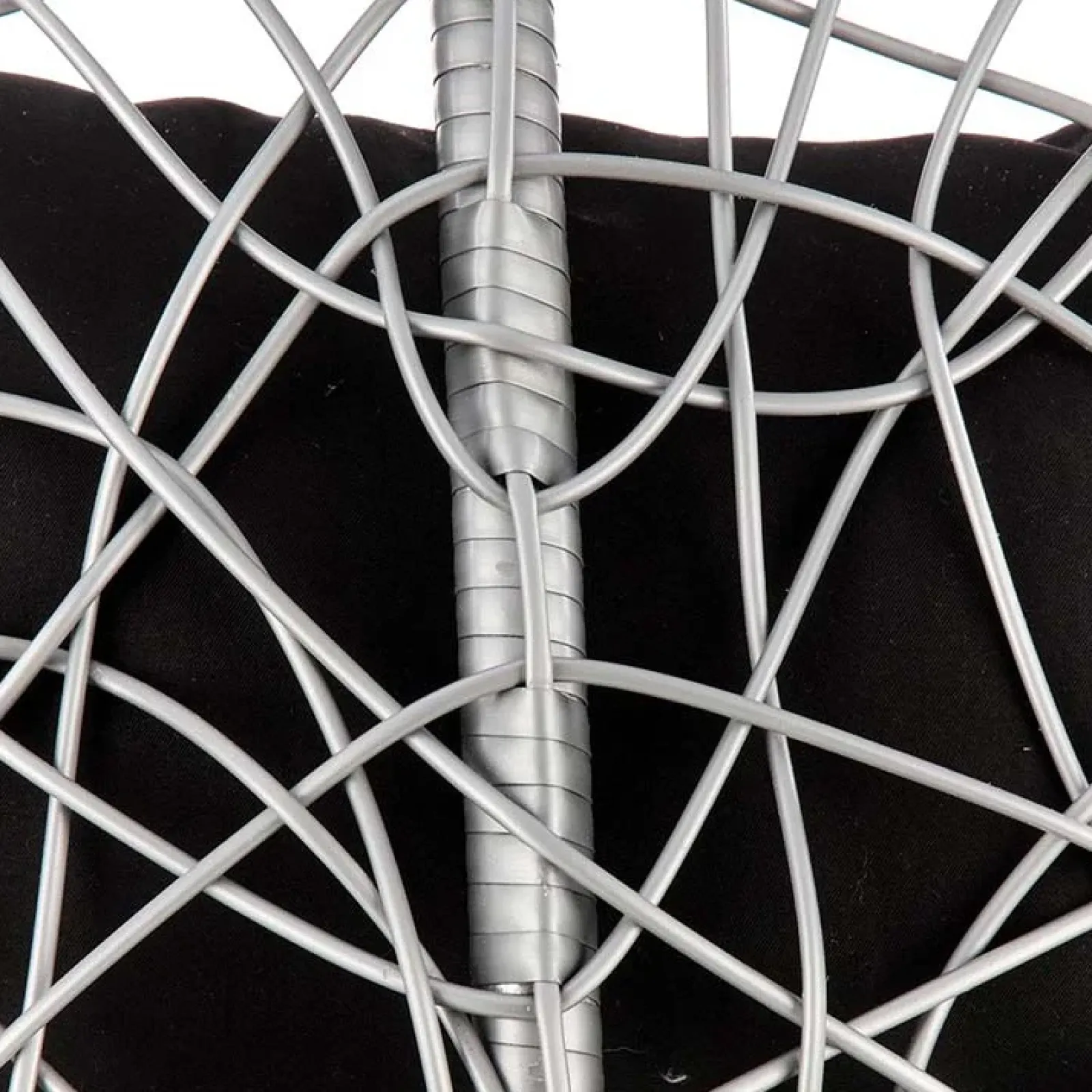 Garnero Arredamenti Dondoli Da Giardino|Poltrone Da Giardino-Poltrona da giardino a dondolo sospesa rattan grigio Seychelles