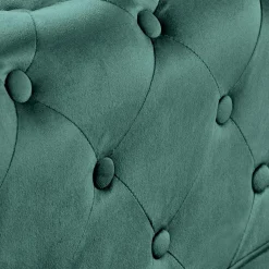 Garnero Arredamenti Poltrone Design|Poltrone Relax-Poltrona da sala imbottita in velluto scuro nero Spina Verde