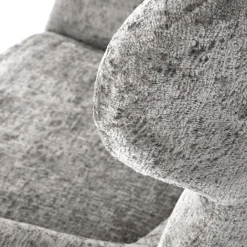 Garnero Arredamenti Poltrone Design|Poltrone Relax-Poltrona design girevole imbottita in tessuto  Mappy Grigio