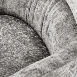 Garnero Arredamenti Poltrone Design|Poltrone Relax-Poltrona design girevole imbottita in tessuto  Mappy Grigio