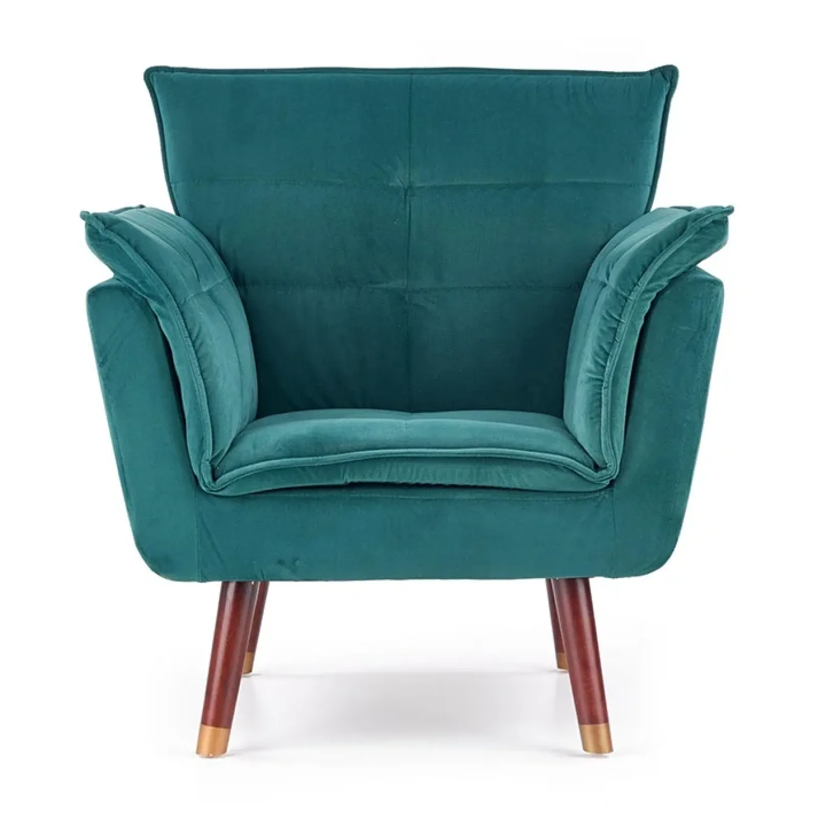 Garnero Arredamenti Poltrone Design|Poltroncine Imbottite-Poltrona design imbottita verde Eugenia Gihome®