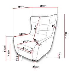 Garnero Arredamenti Poltrone Design-Poltrona design imbottita in tessuto giallo Soffio Senape
