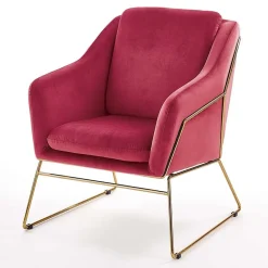 Garnero Arredamenti Poltrone Design|Poltroncine Imbottite-Poltrona imbottita design Erminia3 Bordeaux