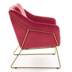 Garnero Arredamenti Poltrone Design|Poltroncine Imbottite-Poltrona imbottita design Erminia3 Bordeaux