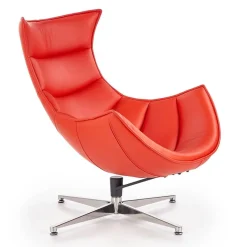 Garnero Arredamenti Poltrone Design|Poltrone Relax-Poltrona imbottita design Isotta Rosso
