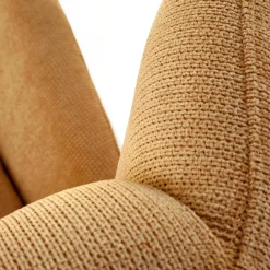 Garnero Arredamenti Poltrone Relax|Poltroncine Imbottite-Poltrona imbottita in tessuto giallo nero Snooz Senape