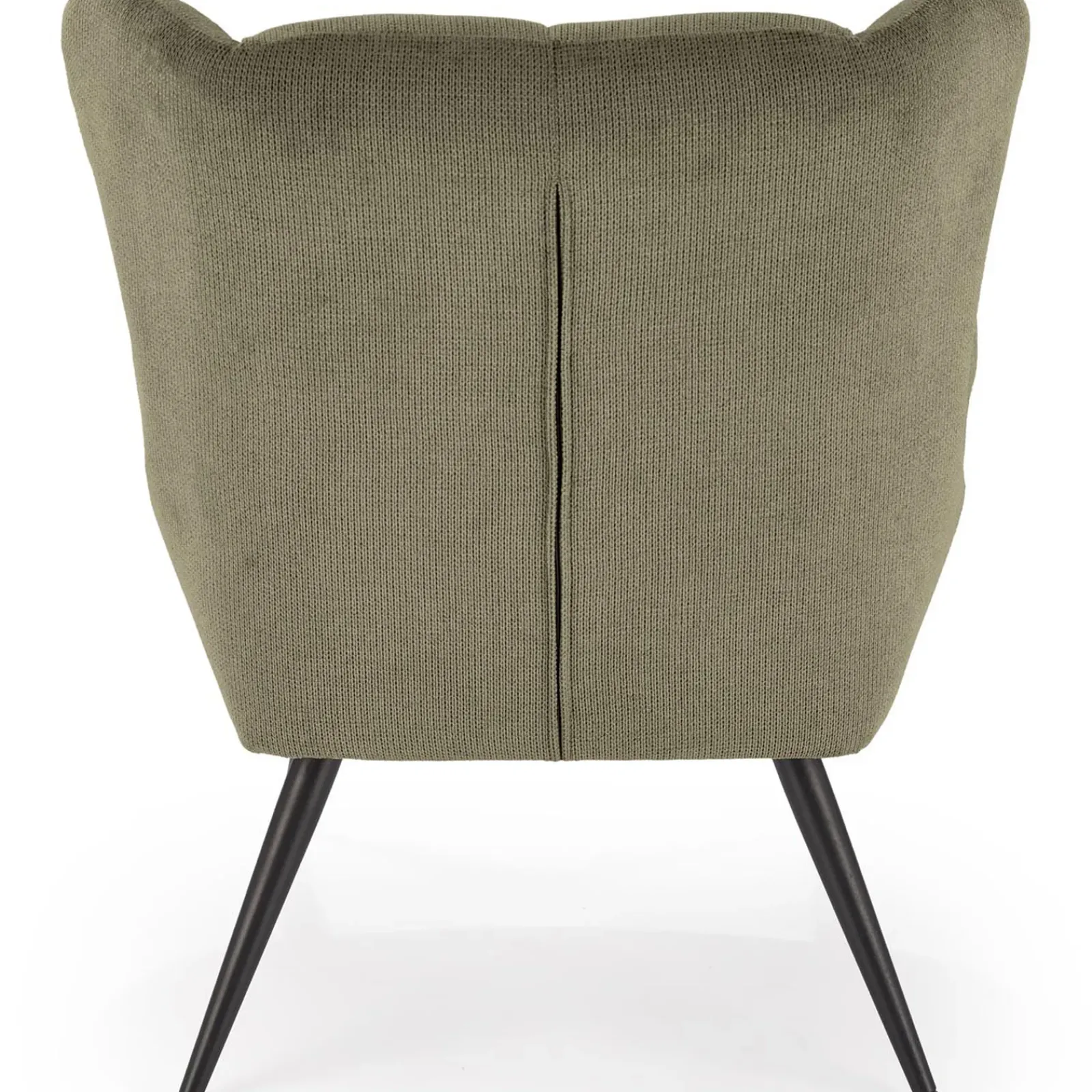 Garnero Arredamenti Poltrone Relax|Poltroncine Imbottite-Poltrona imbottita in tessuto oliva nero Snooz Verde