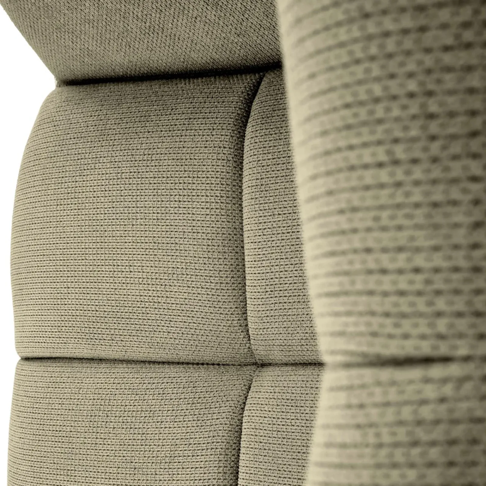 Garnero Arredamenti Poltrone Relax|Poltroncine Imbottite-Poltrona imbottita in tessuto oliva nero Snooz Verde