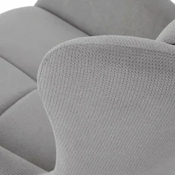 Garnero Arredamenti Poltrone Relax|Poltroncine Imbottite-Poltrona imbottita in tessuto nero Snooz Grigio