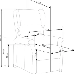 Garnero Arredamenti Poltrone Relax|Poltroncine Imbottite-Poltrona reclinabile imbottita in velluto giallo Cassiopea Senape
