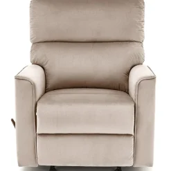 Garnero Arredamenti Poltrone Relax|Poltroncine Imbottite-Poltrona reclinabile imbottita in tessuto Benuat Beige