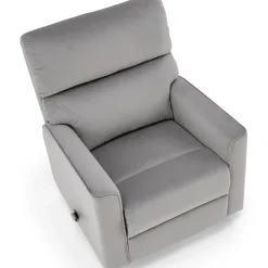 Garnero Arredamenti Poltrone Relax|Poltroncine Imbottite-Poltrona reclinabile imbottita in tessuto Benuat Grigio