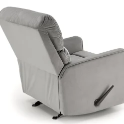 Garnero Arredamenti Poltrone Relax|Poltroncine Imbottite-Poltrona reclinabile imbottita in tessuto Benuat Grigio