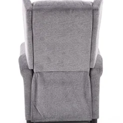 Garnero Arredamenti Poltrone Relax|Poltroncine Imbottite-Poltrona reclinabile massaggiante imbottita in tessuto Elion Grigio