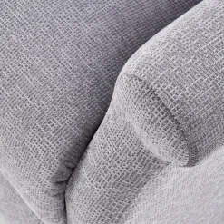 Garnero Arredamenti Poltrone Relax|Poltroncine Imbottite-Poltrona reclinabile massaggiante imbottita in tessuto Elion Grigio