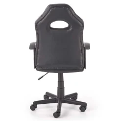 Garnero Arredamenti Sedie Per Scrivania Ragazzi-Poltrona regolabile per scrivania ragazzi in ecopelle rosso nero Grove