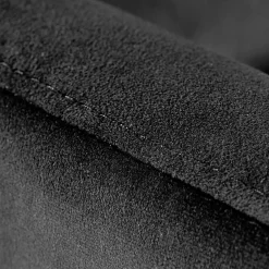 Garnero Arredamenti Poltrone Relax|Poltroncine Imbottite-Poltrona relax reclinabile in velluto antracite nero Sirmione