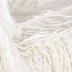 Garnero Arredamenti Poltrone Design|Poltrone Sala D'attesa-Poltrona sedia a dondolo design pelliccia bianco crema struttura legno metallo Winnipeg