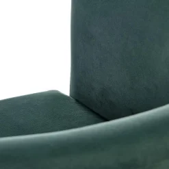 Garnero Arredamenti Poltrone Design|Poltrone Relax-Poltrona soggiorno in tessuto verde scuro rovere Macao