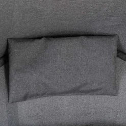 Garnero Arredamenti Dondoli Da Giardino|Poltrone Da Giardino-Poltrona sospesa a dondolo da giardino 136x196h cm grigio Flora