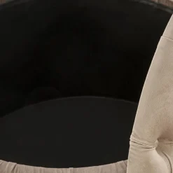 Garnero Arredamenti Pouf-Pouf contenitore moderno Maximilien Beige