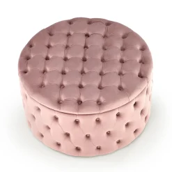 Garnero Arredamenti Pouf-Pouf contenitore moderno Maximilien Rosa