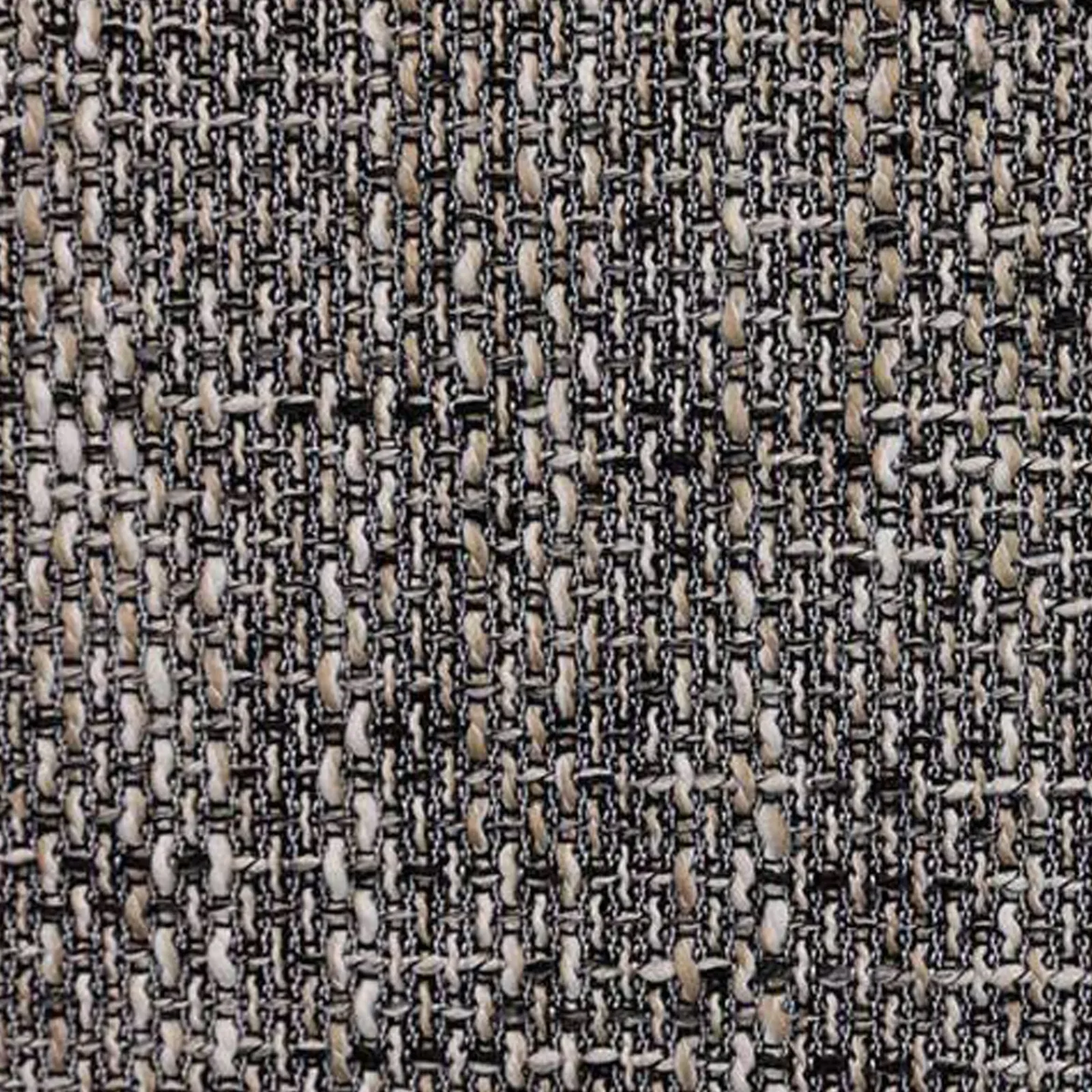 Garnero Arredamenti Pouf-Pouf imbottito in tessuto 65x56cm grigio chiaro Titus Tessuto Lawa Grigio