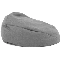 Garnero Arredamenti Pouf-Pouf poltrona sacco in poliestere grigio Silent
