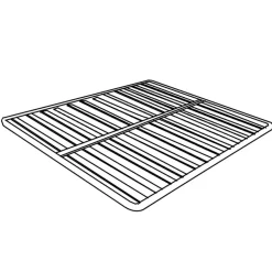 Garnero Arredamenti Rete Materasso|Rete Materasso-Rete a doghe matrimoniale 160x195cm rovere chiaro Panarea