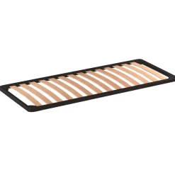 Garnero Arredamenti Rete Materasso|Rete Materasso-Rete a doghe singola 90x195cm rovere Panarea