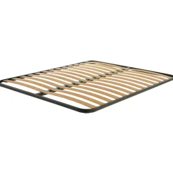 Garnero Arredamenti Rete Materasso|Rete Materasso-Rete 160x200cm ortopedica a doghe matrimoniale legno metallo Venice