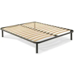 Garnero Arredamenti Rete Materasso|Rete Materasso-Rete 160x200cm ortopedica a doghe matrimoniale legno metallo Venice