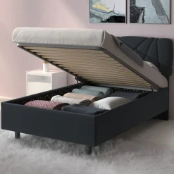 Garnero Arredamenti Rete Materasso|Rete Materasso-Rete 120x195cm una piazza e mezza con meccanismo contenitore FlexFrame