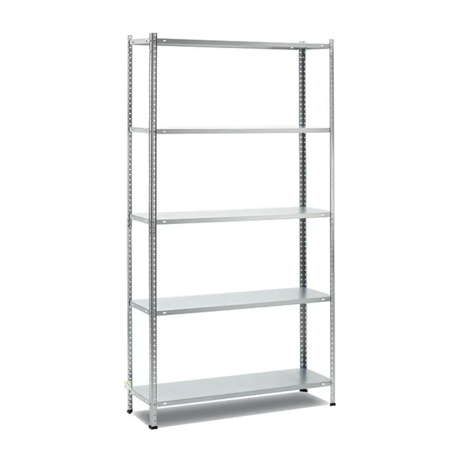 Garnero Arredamenti Armadi Da Esterno|Scaffali E Dispense-Scaffale in metallo 5 ripiani 75x147cm grigio Kumi