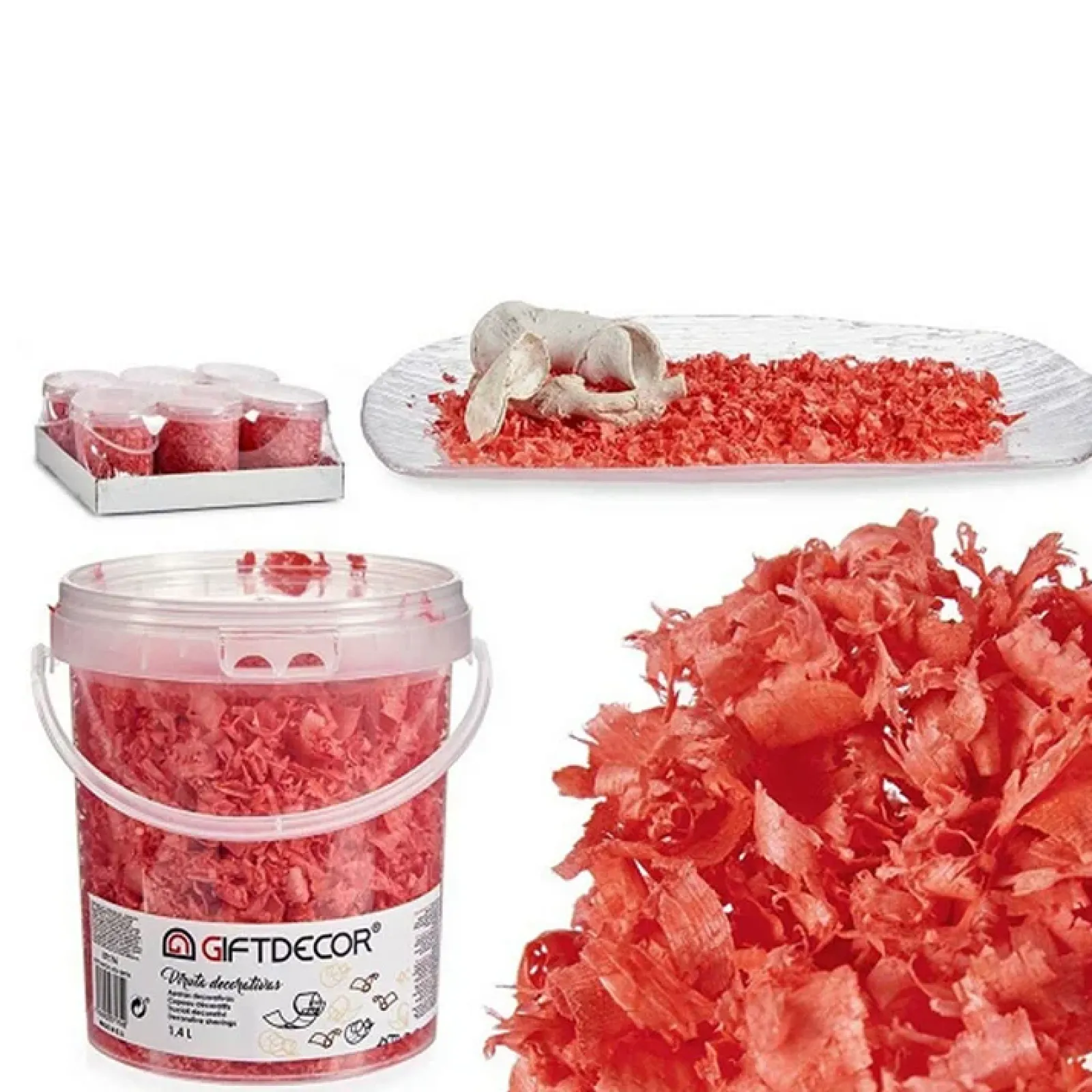 Garnero Arredamenti Decorazioni E Statue-Scaglie decorative design moderno 280g corallo Rima