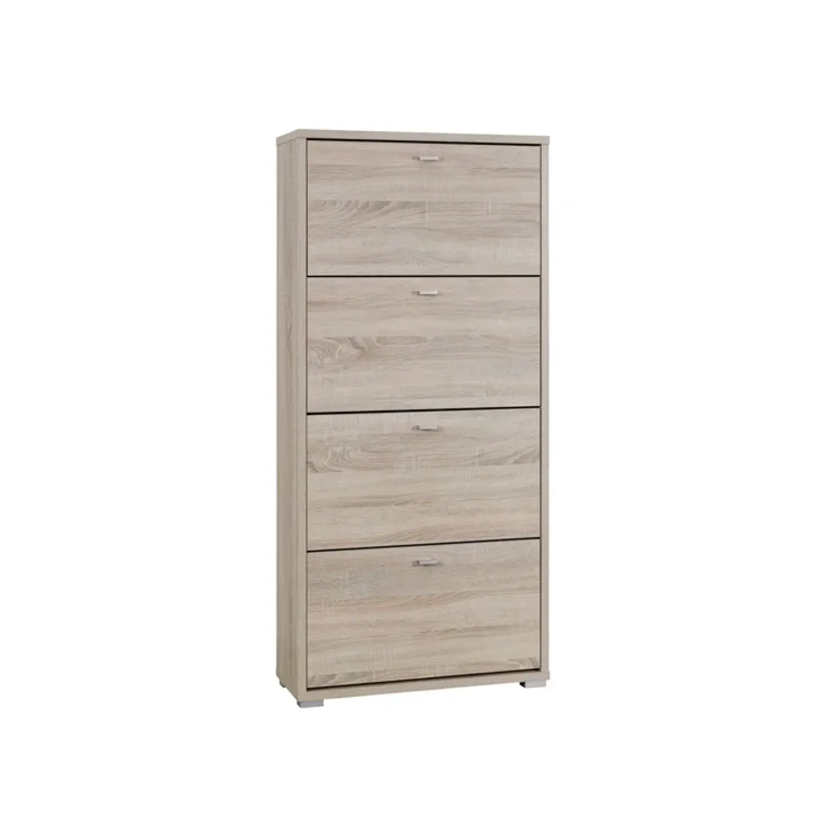 Garnero Arredamenti Scarpiere E Cassepanche|Scarpiere-Scarpiera ingresso 69x147h cm 4 ante Lola Rovere