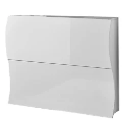 Garnero Arredamenti Scarpiere E Cassepanche|Scarpiere-Scarpiera ingresso 101x82h cm 2 ante moderna bianco lucido Sea Gihome®