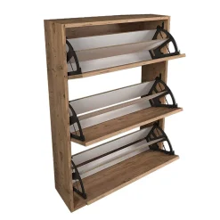 Garnero Arredamenti Scarpiere E Cassepanche|Scarpiere-Scarpiera ingresso 74x110h cm moderna Palmaria Rovere