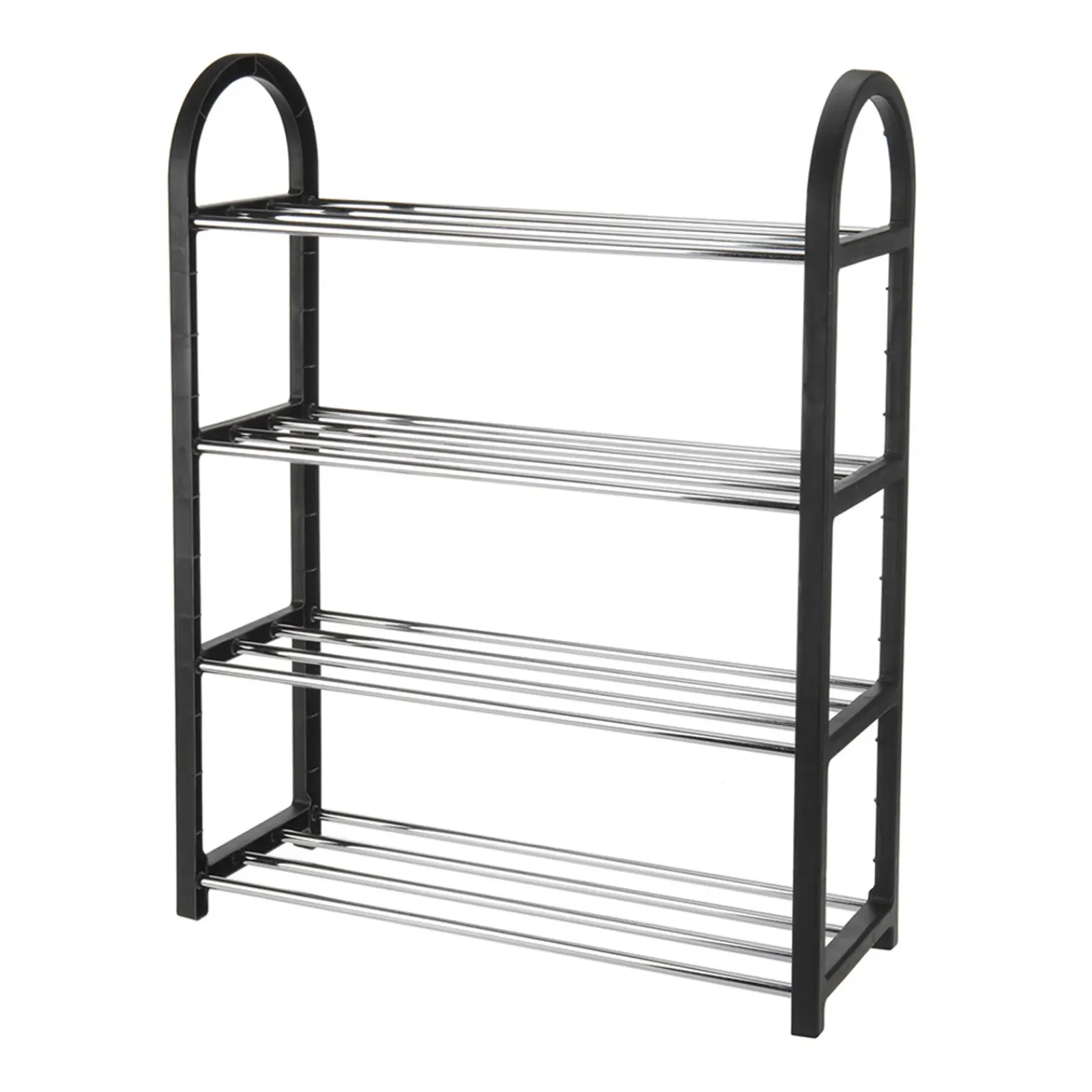 Garnero Arredamenti Scarpiere E Cassepanche|Scarpiere-Scarpiera ingresso 50x65h cm 4 ripiani Lavinia Nero