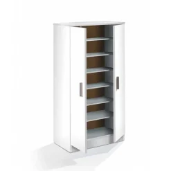 Garnero Arredamenti Scarpiere E Cassepanche|Scarpiere-Scarpiera ingresso 55x108h cm 2 ante moderna bianco Easy