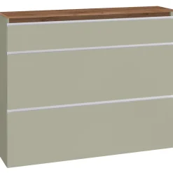 Garnero Arredamenti Scarpiere E Cassepanche|Scarpiere-Scarpiera ingresso 120x108h cm 2 ante tortora rovere Eclisse Tortora - Rovere