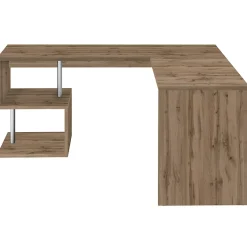 Garnero Arredamenti Scrivanie Ufficio|Scrivanie Ufficio-Scrivania angolare ufficio 180x78cm ErgoDesk Rovere